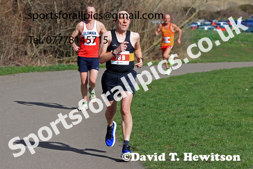 Masters Men Over-50s, 2026 NECAA Royal Signals Road Relays, Hetton Lyons Country Park, Hetton le Hole. Photo: David T. Hewitson/Sports for All Pics
